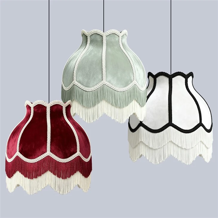 Colorful Lampshades Chandelier For Wedding Decor