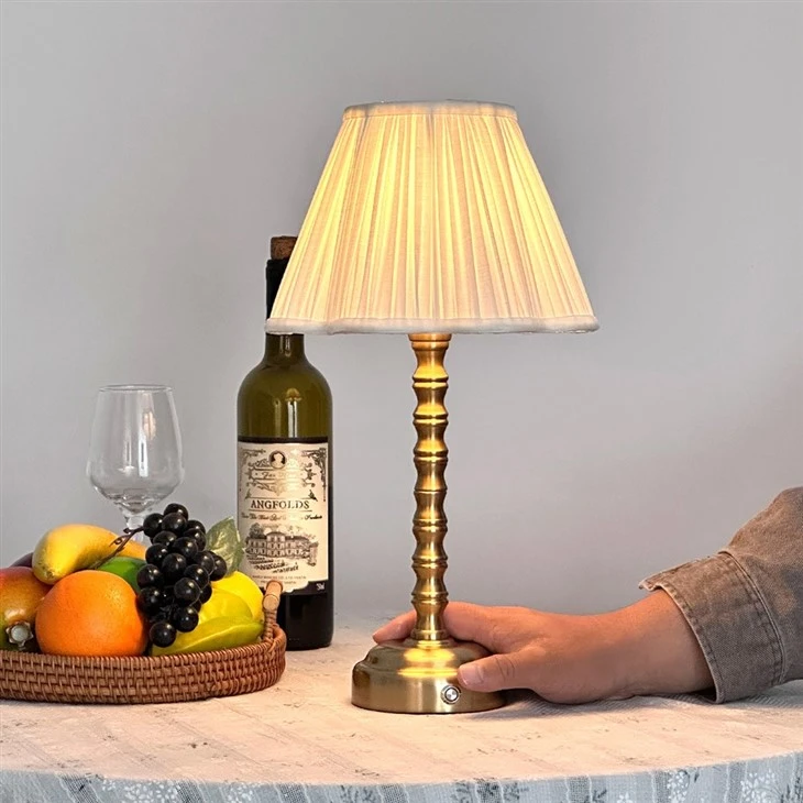 Metal Table Lamps White Shades For Cordless Rechargeable price