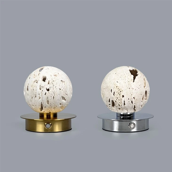 Rechargeable Stone Marble Night Ball Table Lamp best