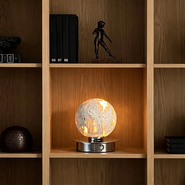 Rechargeable Stone Marble Night Ball Table Lamp suppliers