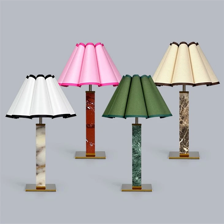 Red Marble Rechargeable Battery Table Lamp best
