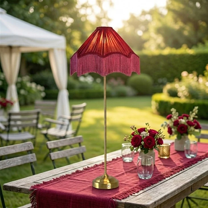 Silver Table Lamp Rechargeable Cordless For Wedding best