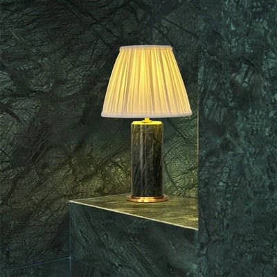 Green Marble Table Lamp For Luxury Living Room