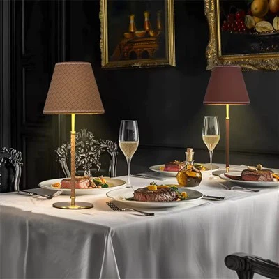 Leather Cordless Rechargeable Table Lamp