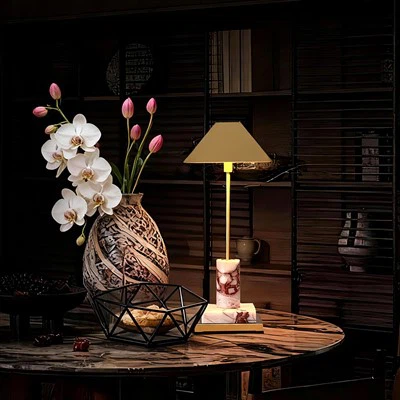 Luxury Marble Gold Table Lamp