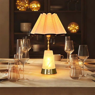 Restaurant Cordless Hotel MarbleTable Lamp