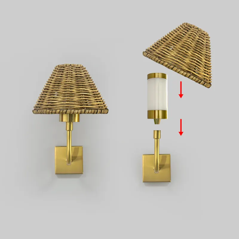 USB Battery Rechargeable Wireless Wall Lamp