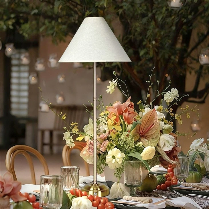Wireless Rechargeable Tall Table Lamps For Wedding factory