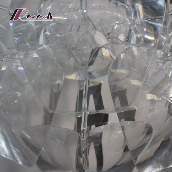 Creative Design Acrylic Sheet Floor Lamp For Living Room