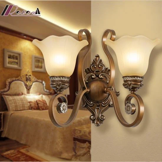 Iron Art Antique Corridor Balcony Stair Living Decorative Wall Light