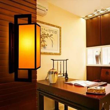Modern Style Shade Wall Lamp for Hotel Corridor