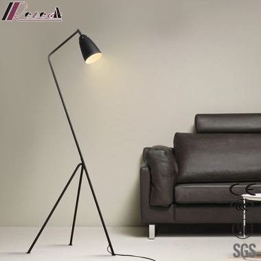 Modern Decoretive Designers Standard Tripod Black Floor Lamps with Bedroom