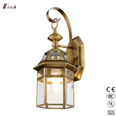 Decorative Rustic Design Brass Wall Lights Exterior Wall Sconces for Bedroom